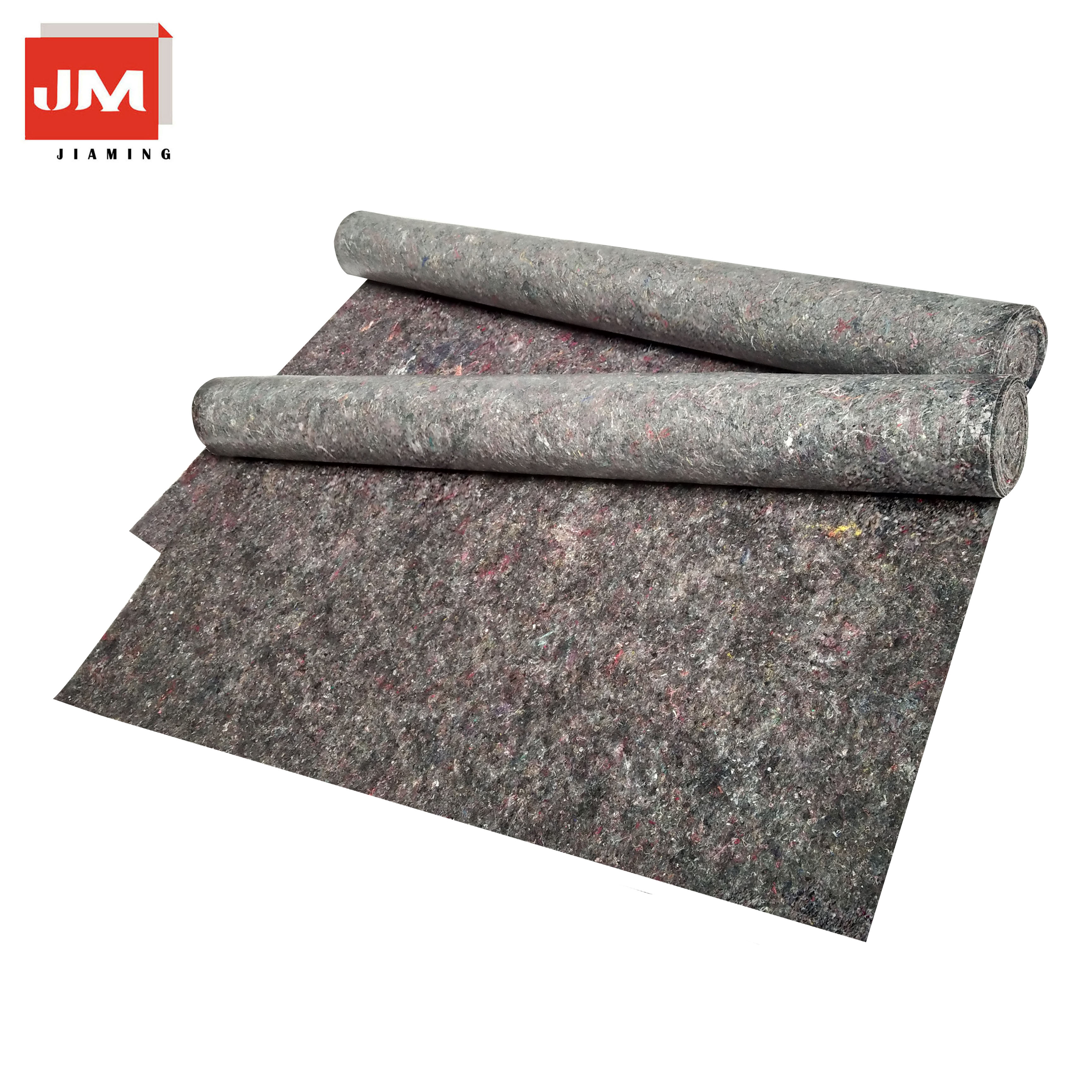 Anti-slip non woven mat wool carpet felt fabric